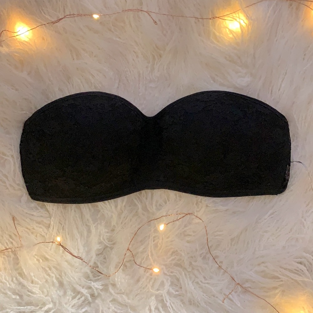 VS Pink Supported Strapless Bralette
